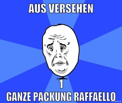 AUS VERSEHEN 1 ganze packung raffaello