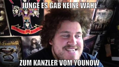 junge es gab keine wahl zum kanzler vom younow