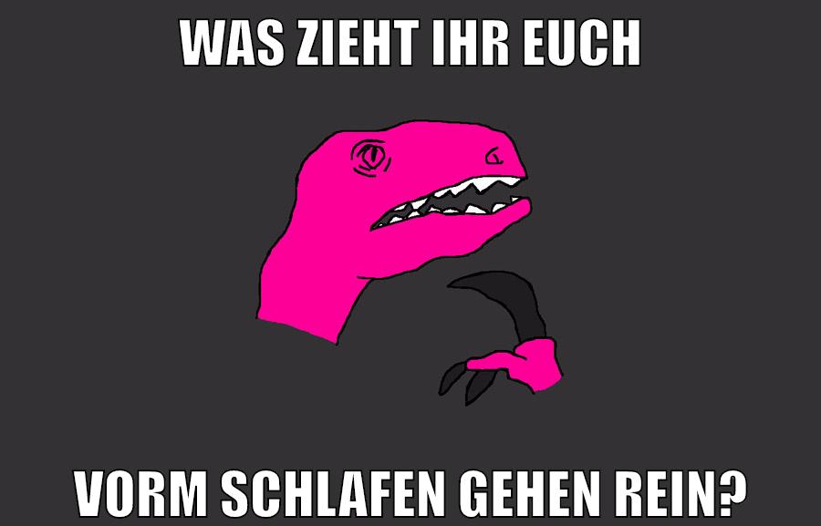 was zieht ihr euch vorm schlafen gehen rein?