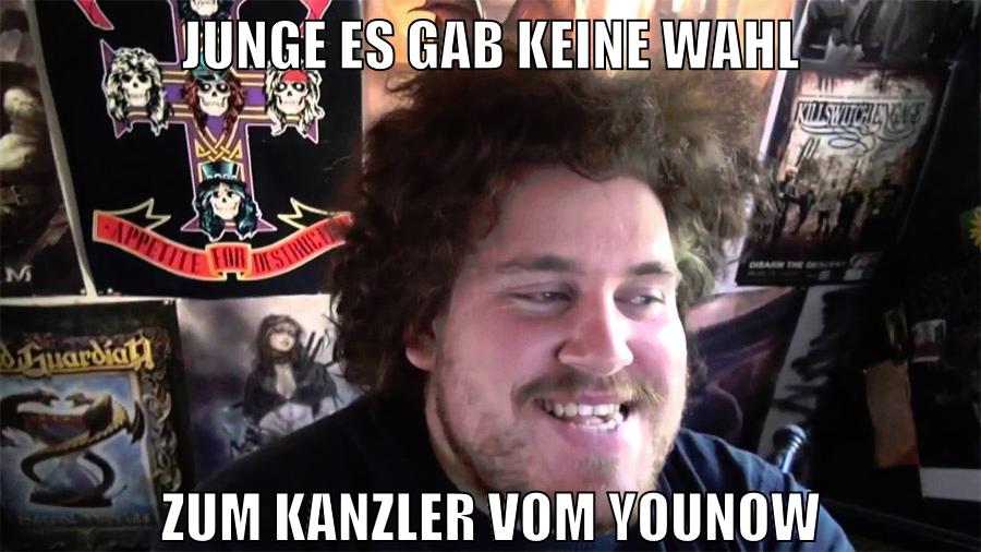 junge es gab keine wahl zum kanzler vom younow