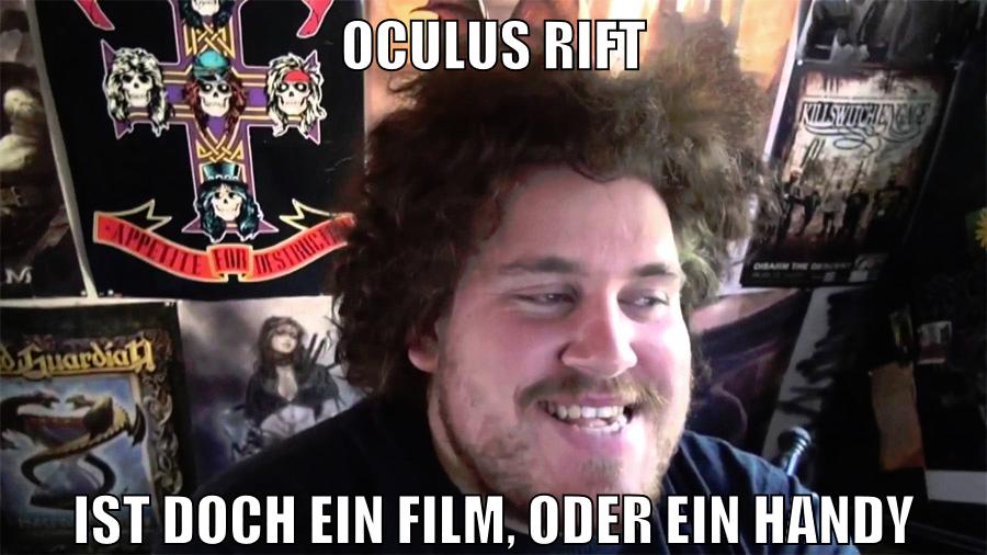 oculus rift ist doch ein film, oder ein handy