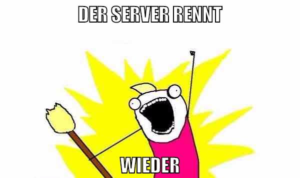 Der Server Rennt Wieder