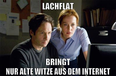 lachflat bringt nur alte witze aus dem internet