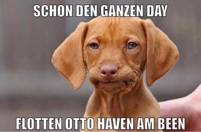 schon den ganzen day flotten otto haven am been