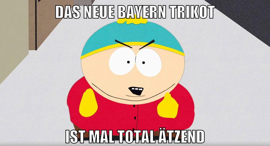 das neue bayern trikot ist mal total ätzend