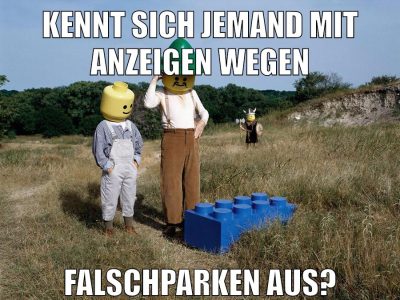 Kennt sich jemand mit Anzeigen wegen Falschparken aus?