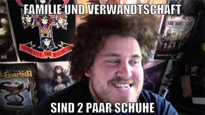 familie und verwandtschaft sind 2 paar schuhe