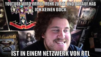 youtube wird immer mehr zu rtl und darauf hab ich keinen bock ist in einem netzwerk von rtl