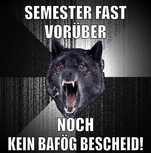 Semester fast vorüber Noch kein BAFÖG Bescheid!