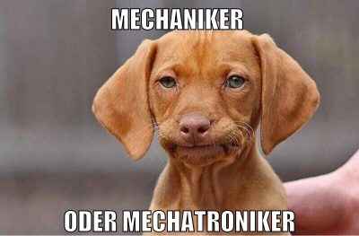 Mechaniker oder Mechatroniker