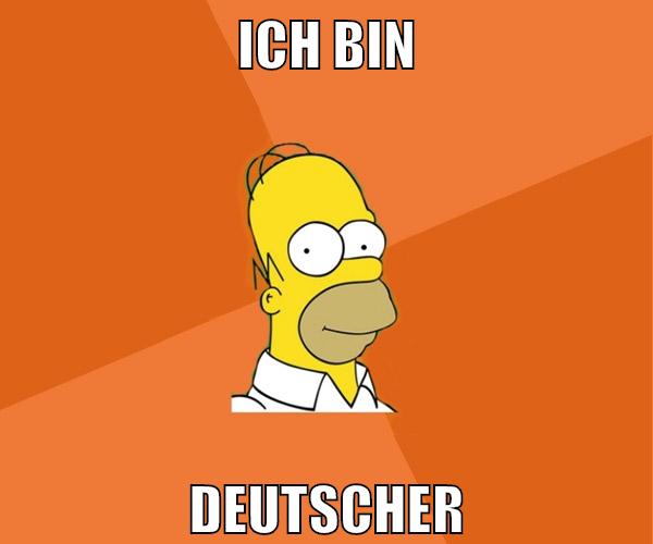 ich bin deutscher