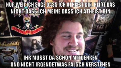 nur weil ich sage dass ich atheist bin, heißt das nicht dass ich meine dass ich atheist bin ihr müsst da schon mitdenken und nicht irgendetwas falsch verstehen