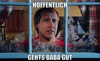 HOFFENTLICH GEHTS BABA GUT