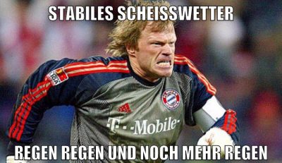 stabiles scheißwetter regen regen und noch mehr regen