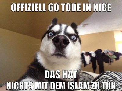offiziell 60 tode in nice das hat nichts mit dem islam zu tun
