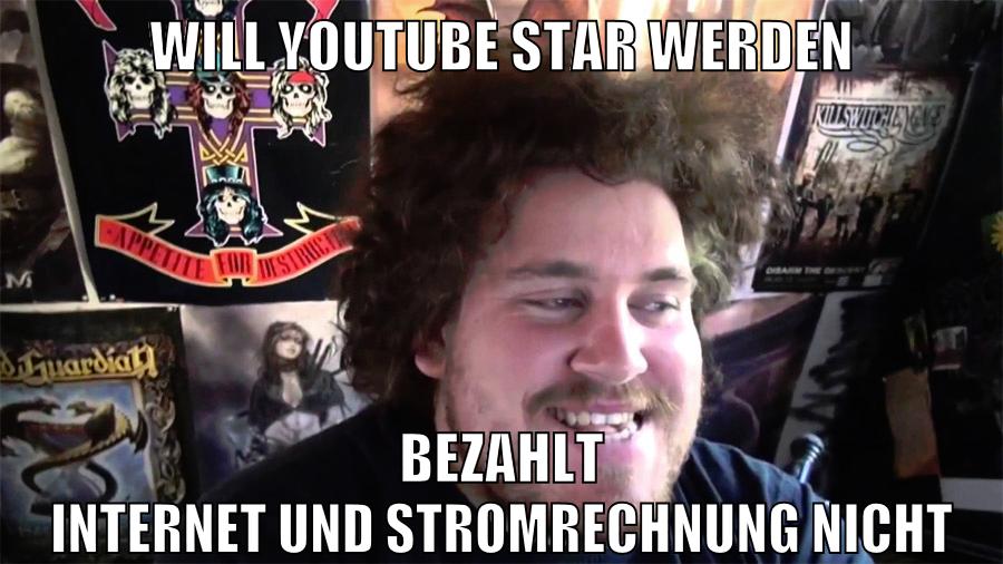 will youtube star werden bezahlt internet und stromrechnung nicht