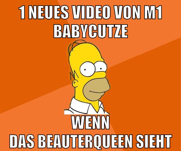 1 neues video von m1 babycutze wenn das beauterqueen sieht