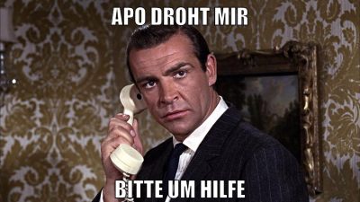 apo droht mir bitte um hilfe