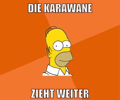 die karawane zieht weiter