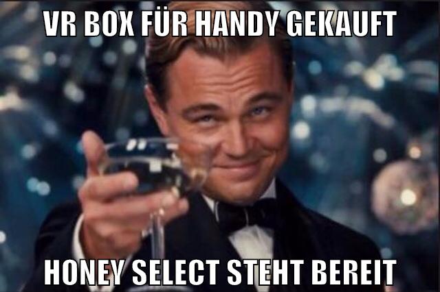 VR Box für Handy gekauft Honey select steht bereit