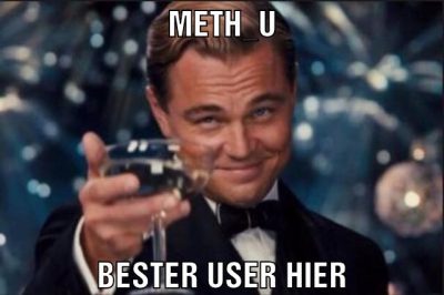 Meth_U bester user hier