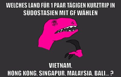 welches land für 1 paar tägigen kurztrip in südostasien mit gf wählen vietnam, hong kong, singapur, malaysia, bali... ?