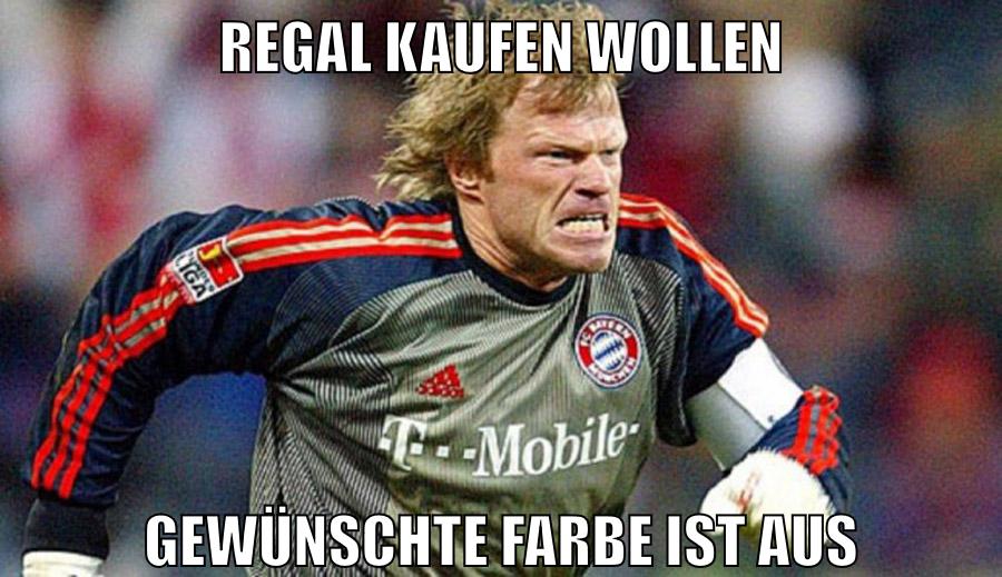 Regal kaufen wollen gewünschte Farbe ist aus