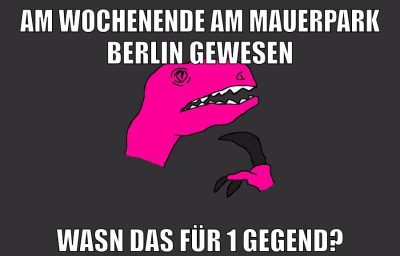 am wochenende am mauerpark berlin gewesen wasn das für 1 gegend?