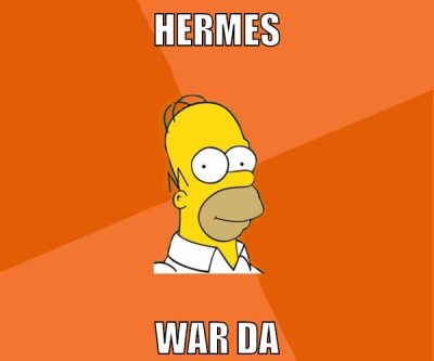 hermes war da