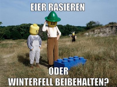 eier rasieren oder Winterfell beibehalten?