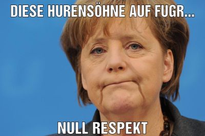Diese Hurensöhne auf Fugr... Null Respekt
