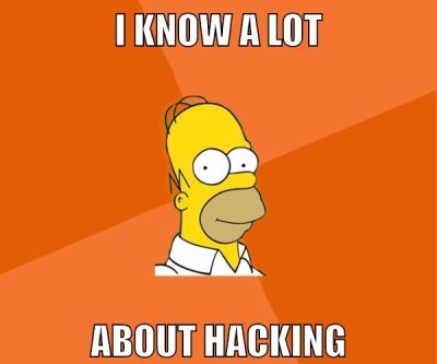 i know a lot about hacking