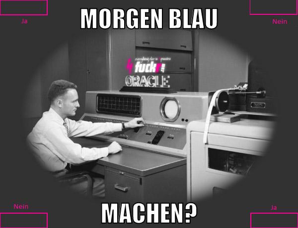 Morgen blau machen?