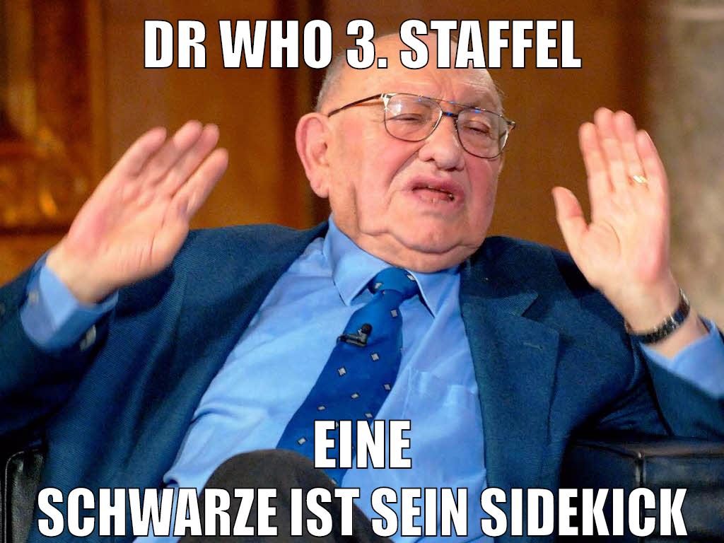 dr who 3. staffel eine schwarze ist sein sidekick
