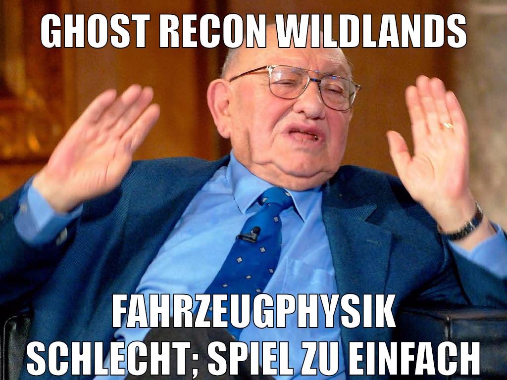 ghost recon wildlands fahrzeugphysik schlecht; spiel zu einfach