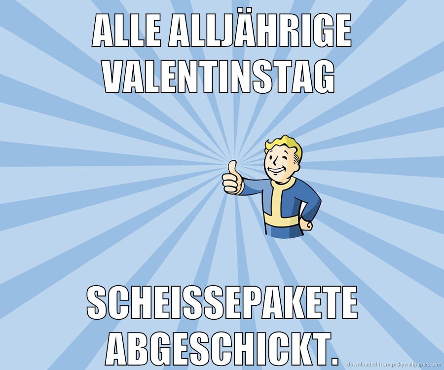 Alle alljährige Valentinstag Scheißepakete abgeschickt.