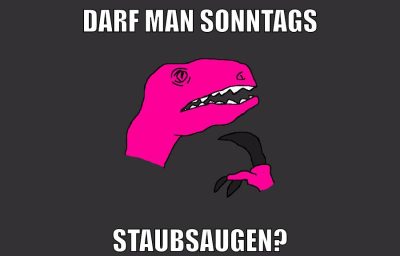 darf man sonntags staubsaugen?