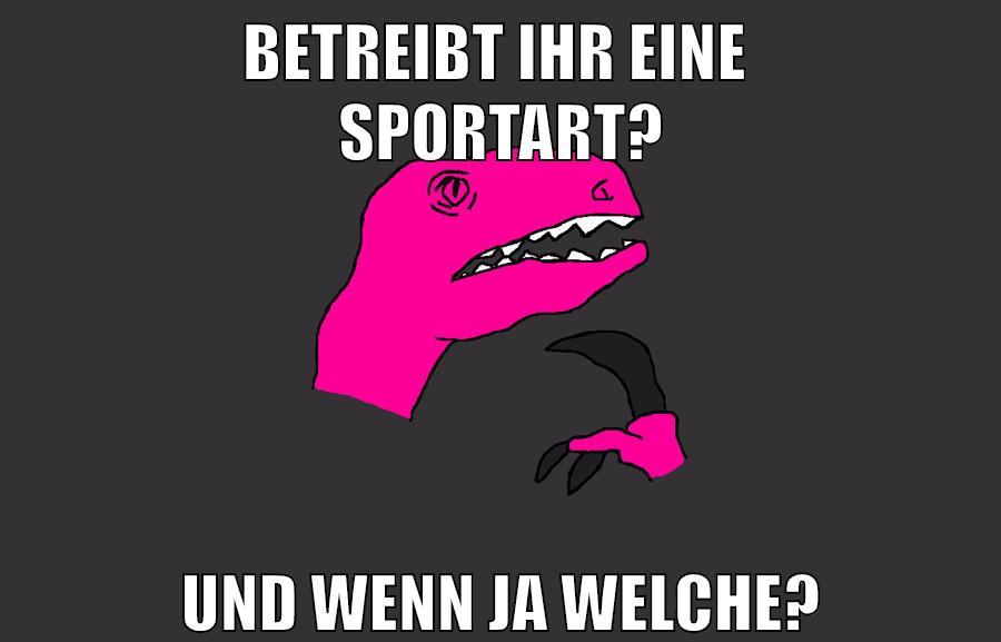 BETREIBT IHR EINE         SPORTART? UND WENN JA WELCHE?