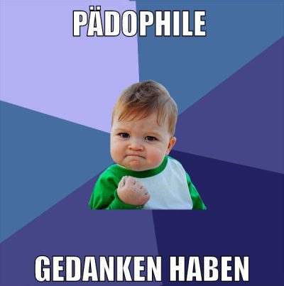 Pädophile gedanken haben