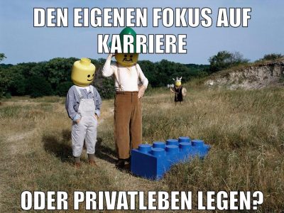 Den eigenen Fokus auf Karriere oder Privatleben legen?