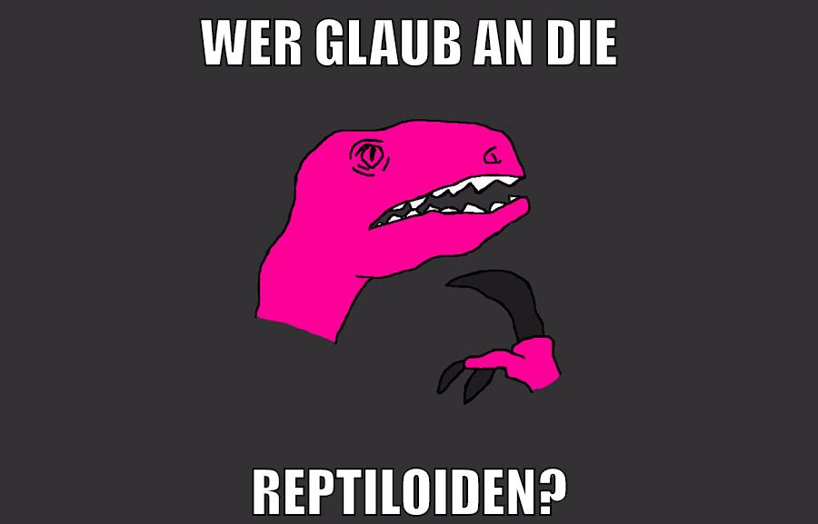 Wer Glaub an die Reptiloiden?