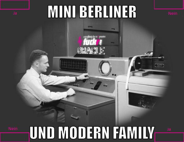 mini berliner und Modern Family