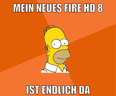 mein neues fire hd 8 ist endlich da