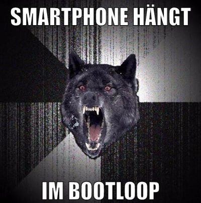 smartphone hängt im bootloop