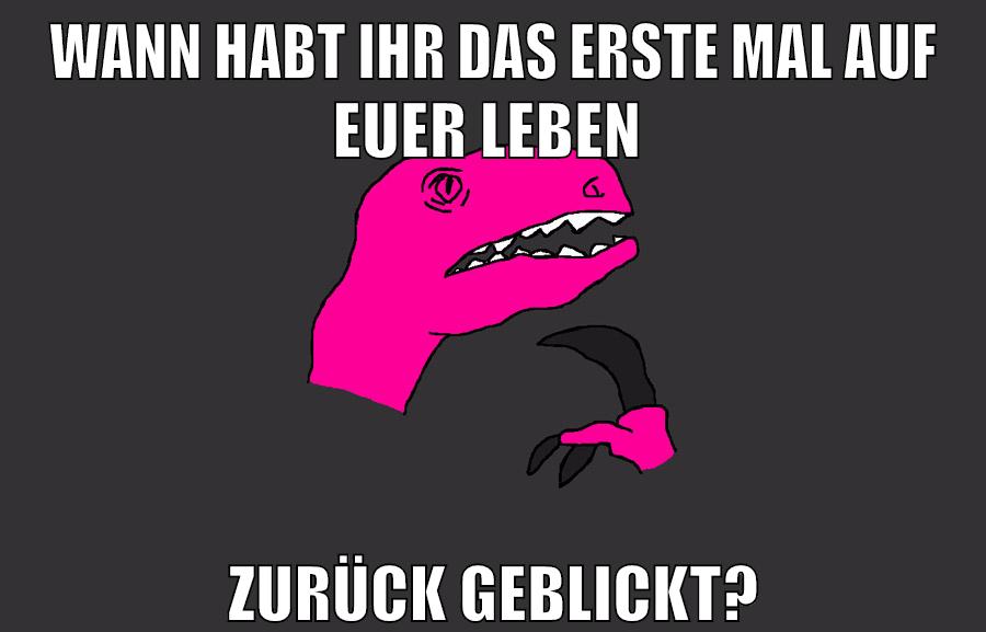 Wann habt ihr das erste mal auf euer Leben Zurück geblickt?