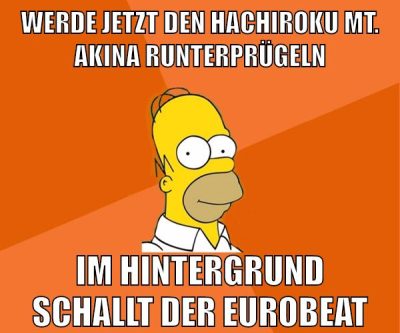 werde jetzt den hachiroku mt. akina runterprügeln im hintergrund schallt der eurobeat