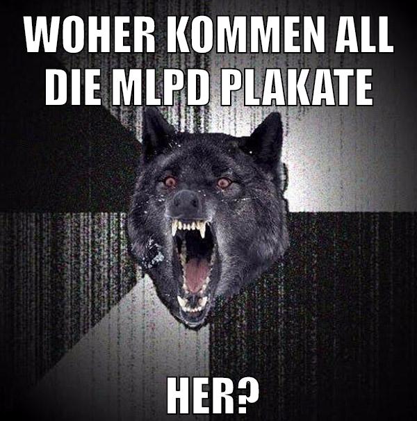 woher kommen all die mlpd plakate her?