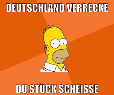 deutschland verrecke du stück scheiße