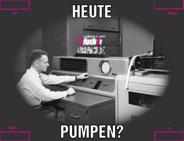 Heute Pumpen?