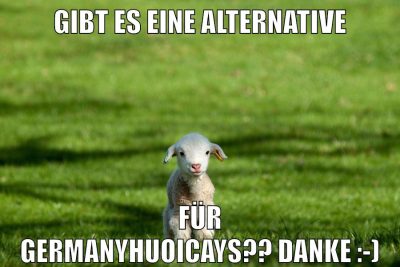 Gibt es eine Alternative für germanyhuoicays?? Danke :-)